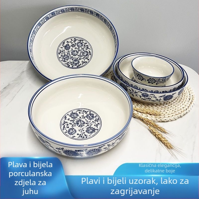 Porcelanska zdjelica za parena jaja, kineski stil, marka Press fen, kompatibilno s mikrovalnom pećnicom