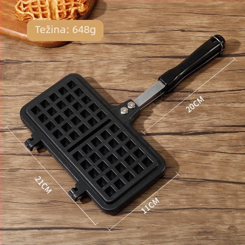 Kalup za wafle i pečenje, nepravilnog oblika, aluminijska legura, za pečenje, moguć licencirani privatni label, pogodan za komercijalne, obiteljske i obrazovne potrebe