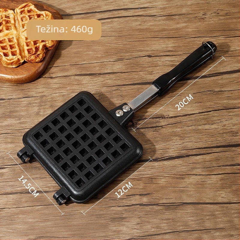 Kalup za wafle i pečenje, nepravilnog oblika, aluminijska legura, za pečenje, moguć licencirani privatni label, pogodan za komercijalne, obiteljske i obrazovne potrebe