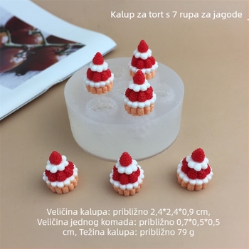 Silikonska kalupa za torte s nepravilnim oblikom – za DIY fondan i čokoladne ukrase