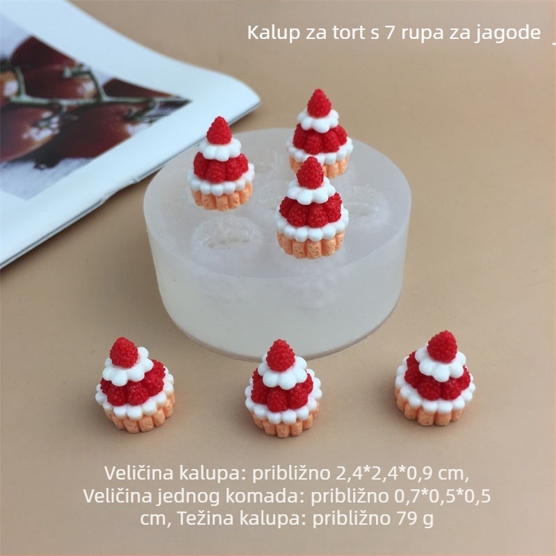 Silikonska kalupa za torte s nepravilnim oblikom – za DIY fondan i čokoladne ukrase