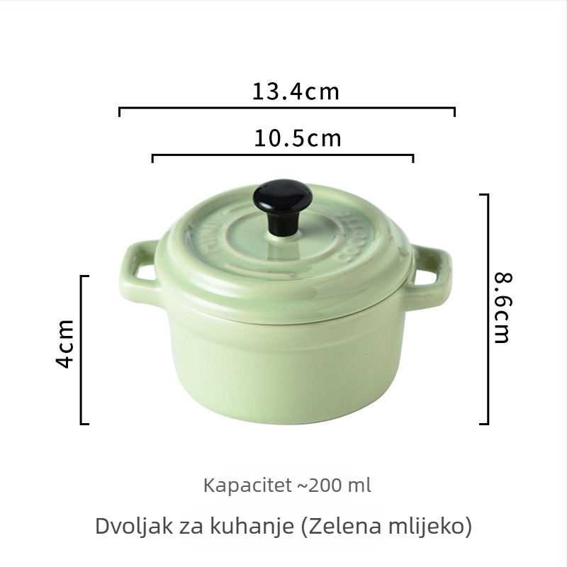 Dječja zdjela za parena jaja s poklopcem - porculan, mikrovalna sigurna, nepravilan oblik, za djecu, prilagodba dostupna