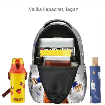 Školska torba s temom svemira, unisex, od najlona, prozračna, vodootporna i sa zaštitom leđa