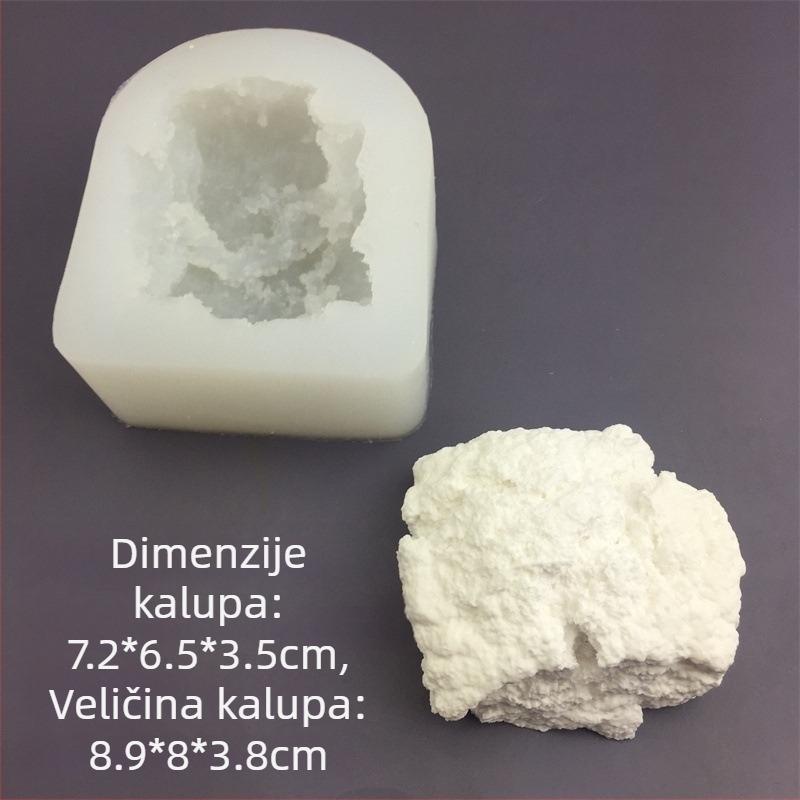 Silikonska kalupa za kolače s nepravilnim oblikom i dvostrukom školjkom