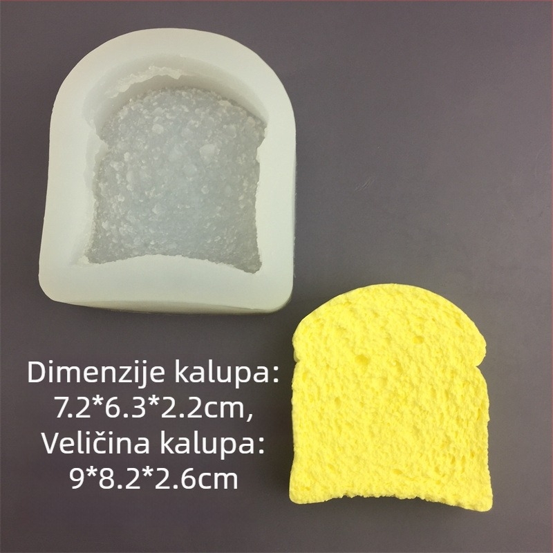 Silikonska kalupa za kolače s nepravilnim oblikom i dvostrukom školjkom