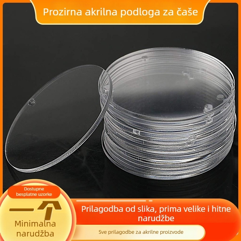 Kružna akrilna baza za DIY figurice — moderno-minimalistički stil