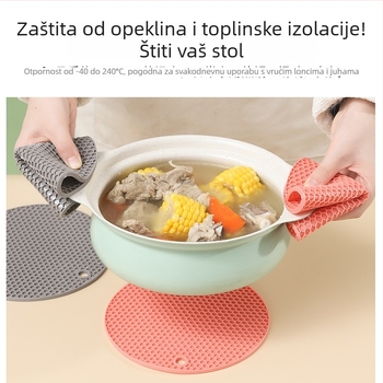 Silikonski izolacijski podmetač za kućnu upotrebu – izoliran, bez prilagodbi, logotip nije moguć