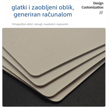 Absorbirajući papirnati podmetači za čaše, okrugli, jednobojni dizajn, moderni minimalistički stil, materijal: papir, izlaze 2025.