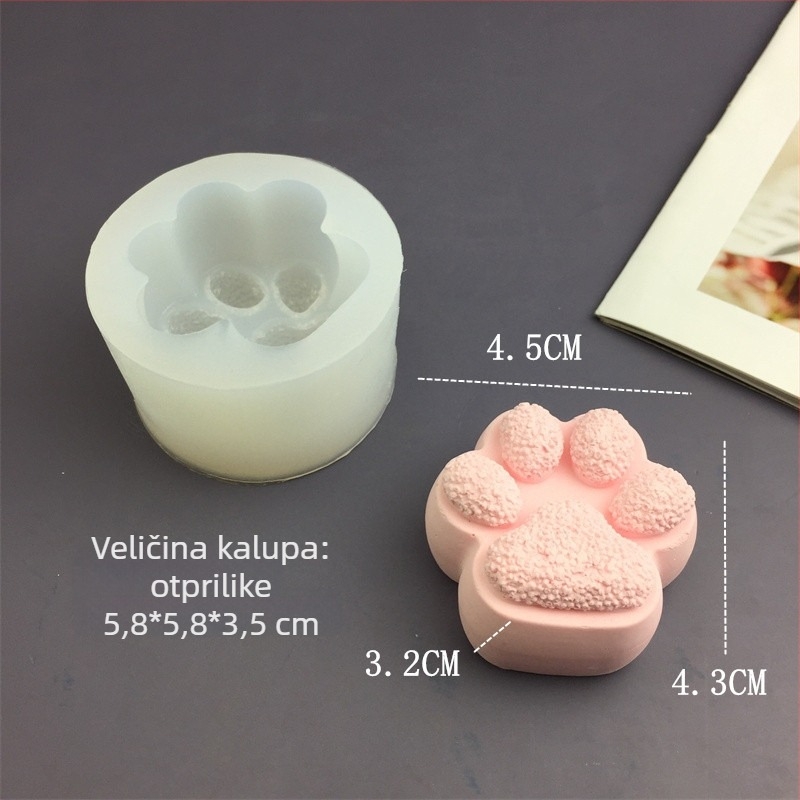 Silikonska forma za čokoladu, nepravilnog oblika, za pečenje, pakiranje: u jednoj vrećici