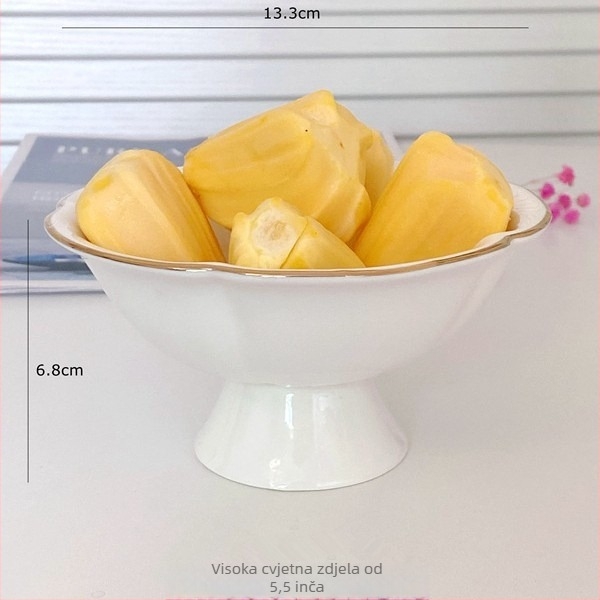 Porcelanska zdjela, moderni minimalistički dizajn, profilirani oblik, pogodna za mikrovalnu pećnicu
