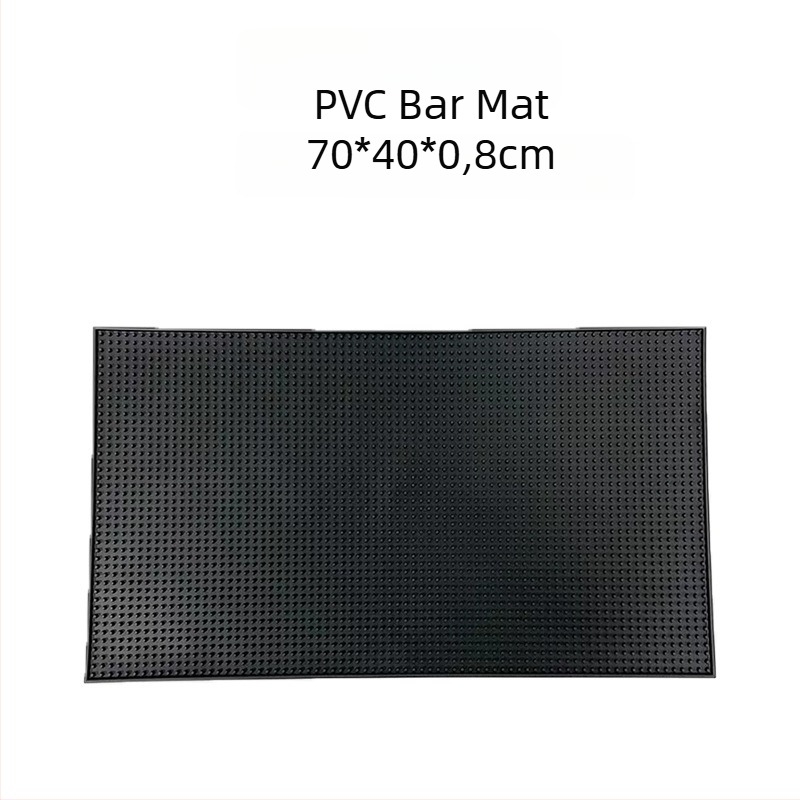 Bar mat za napitke, PVC materijal, kvadratni oblik, modern minimalistički stil