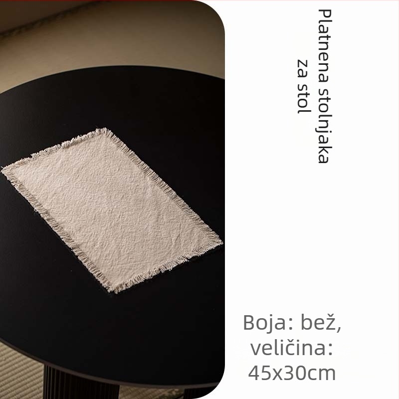 Pagoda čajna podloška od tkanine, moderan minimalistički stil, lansiranje 2025