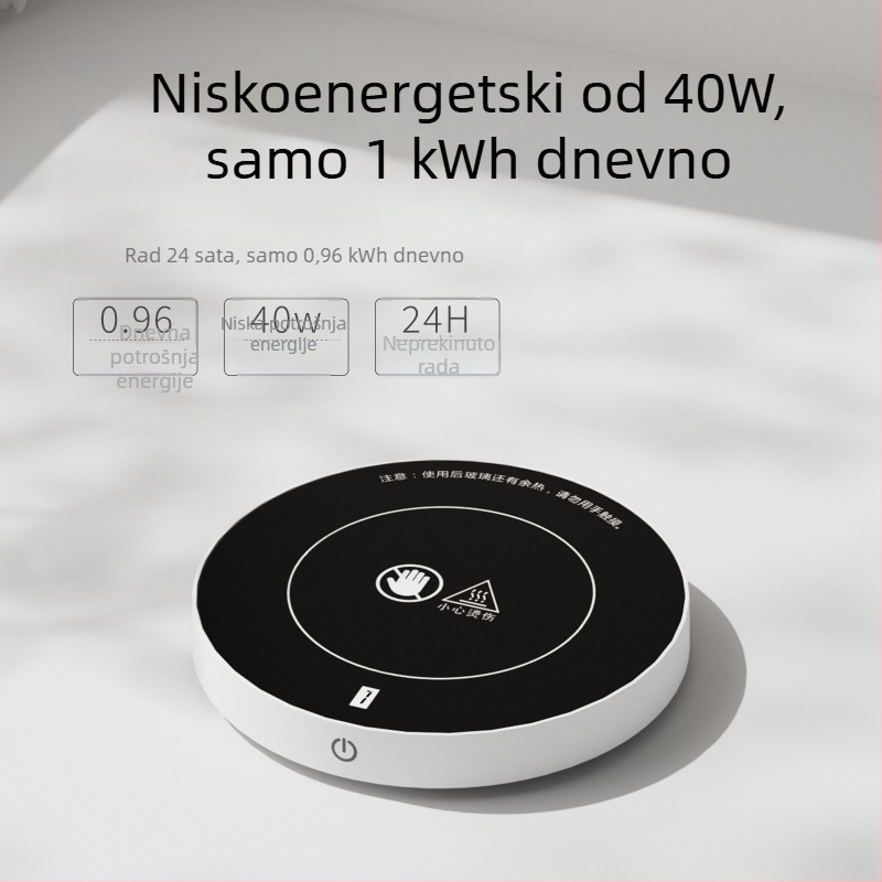 Keramički posluživač vode za kućne ljubimce s zimskim grijanjem konstantne temperature i kružnim filtriranjem; pogodan za mačke i pse. Model LE-CF-01