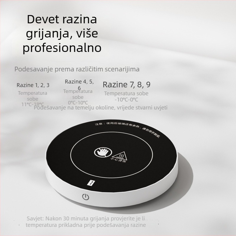 Keramički posluživač vode za kućne ljubimce s zimskim grijanjem konstantne temperature i kružnim filtriranjem; pogodan za mačke i pse. Model LE-CF-01