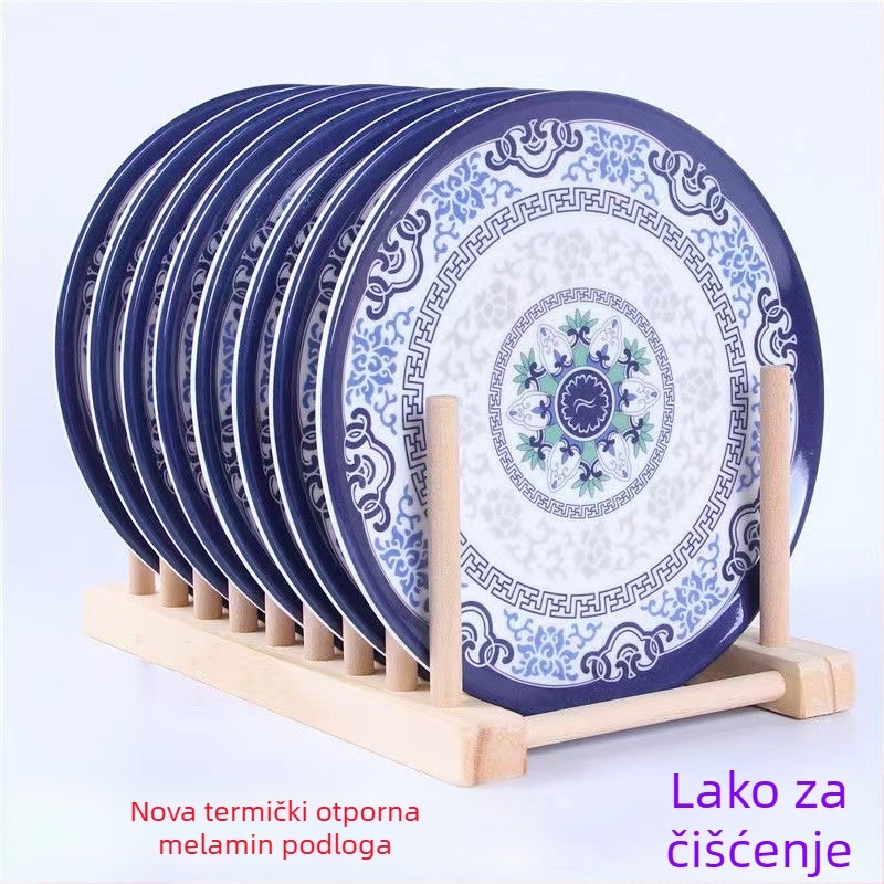 Stolna termički otporna podloga - okrugla, plastična, protuklizna, toplinska izolacija