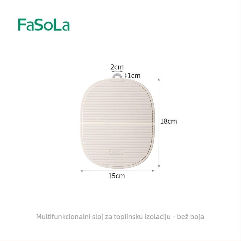 FaSoLa silikon podmeta za stol – toplinska izolacija, zaštita od opeklina, protuklizna, nepravilnog oblika
