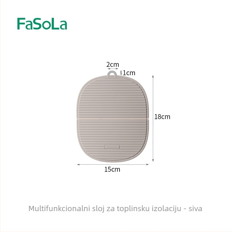 FaSoLa silikon podmeta za stol – toplinska izolacija, zaštita od opeklina, protuklizna, nepravilnog oblika