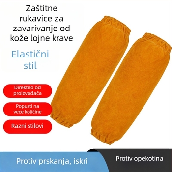 Kožni rukavi za zavarivanje, zaštita, 300 g, pogodni za zavarivanje, rezanje i brušenje