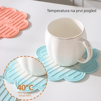 TPR termička podloga za tanjure i šerpe, nepravilnog oblika, jednostavan uzorak, moderni minimalistički dizajn