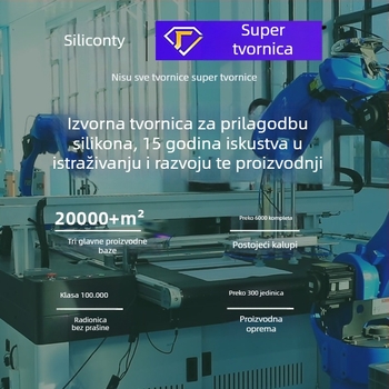 Prozirna podloga za jelo od tekućeg silikona, materijal za dudicu djeteta, UV-modificirana sterilizacija, distribuirano