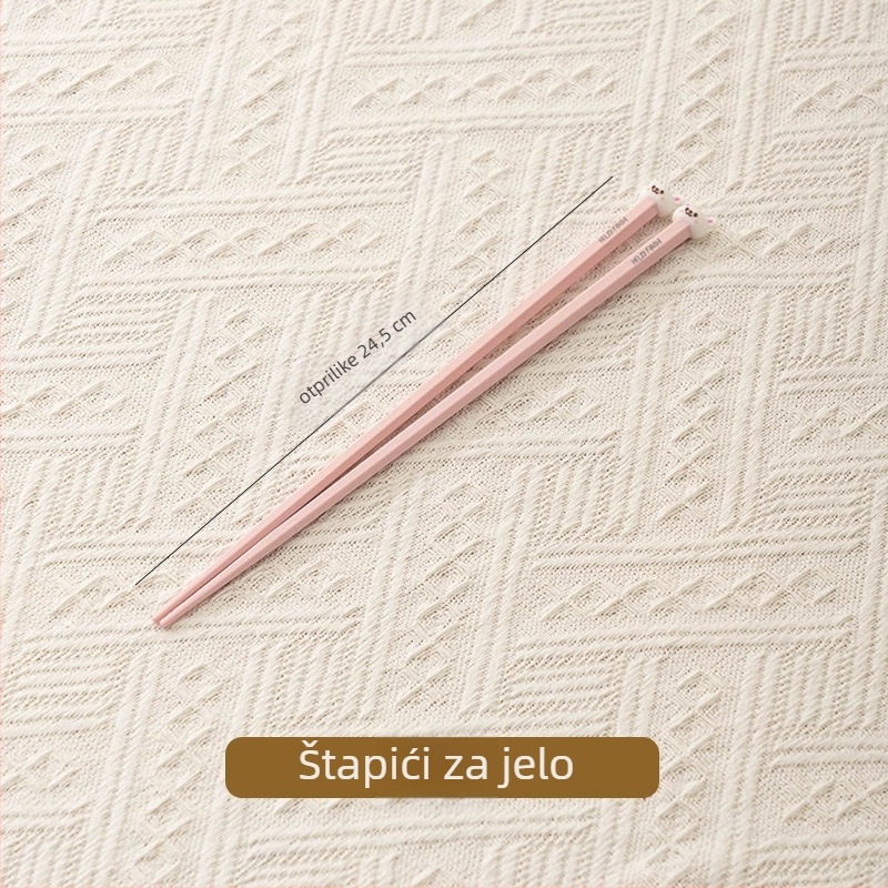 Porcelanski set posuđa za jednu osobu s karikaturnim dizajnom, siguran za mikrovalnu, svjež i sladak stil, mogućnost prilagodbe