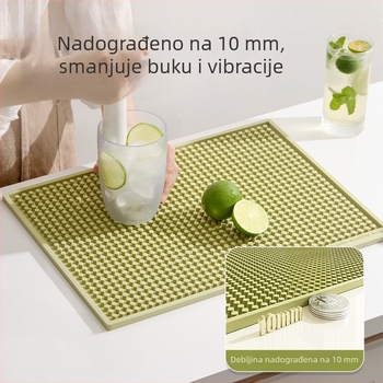 Silikonska podloga za aparat za kavu, odvodna podloga za bar, zaštitna podložnica za tamp, toplinski izolacijski podložak za stol