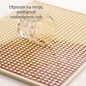 Silikonska podloga za aparat za kavu, odvodna podloga za bar, zaštitna podložnica za tamp, toplinski izolacijski podložak za stol