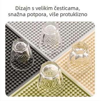 Silikonska podloga za aparat za kavu, odvodna podloga za bar, zaštitna podložnica za tamp, toplinski izolacijski podložak za stol