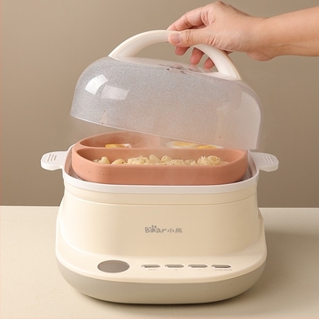 Bebina posuda za hranu od silikona sa usisnom podlogom i integriranim pladnjem s 3 odjeljka