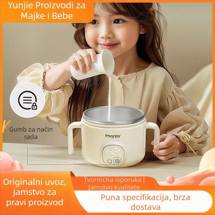 Dječja izolirana kutija za obrok Little Elephant – nehrđajući čelik, minimalistički stil, pogodna za djecu stariju od 3 mjeseca