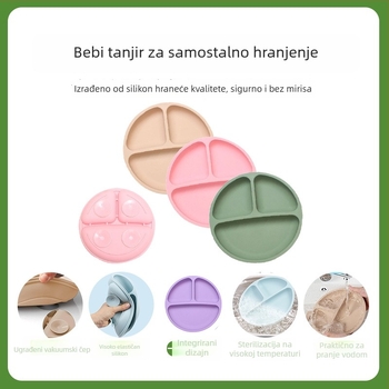 Silikonska zdjela za djecu, od 12 mjeseci nadalje – OEM proizvodnja, podrijetlo Guangdong