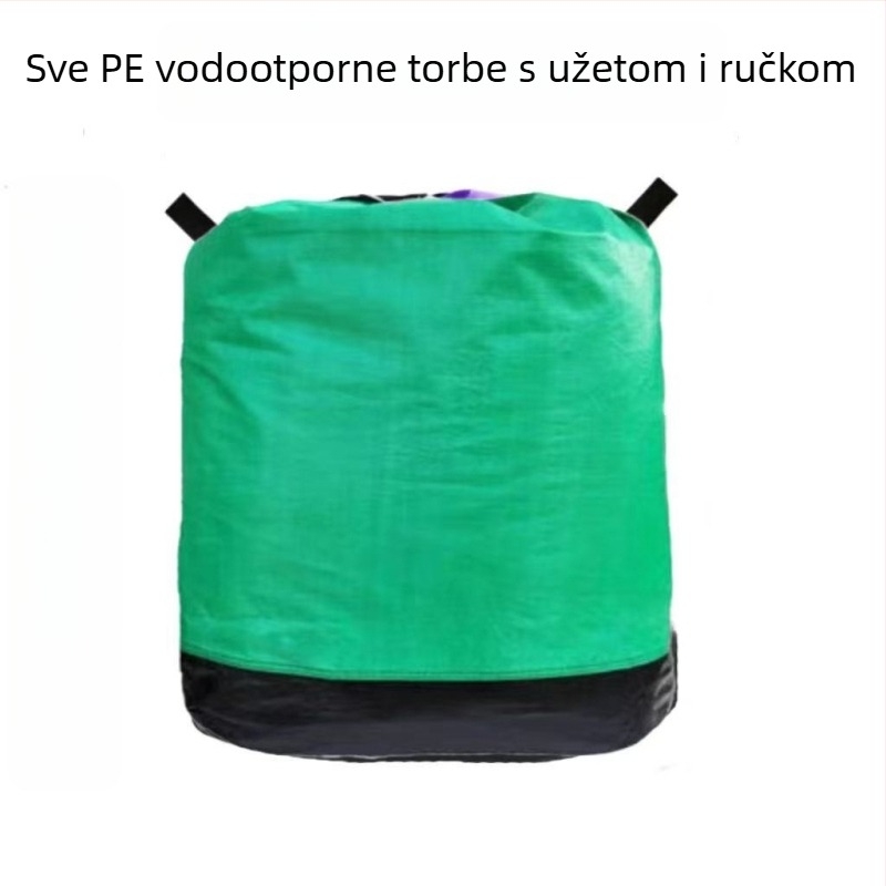 Nova torba za preseljenje s malom ručkom i šnurlom, vodootporna PE torba za prijenos, otporna na habanje za ekspresni prijevoz (PP+PE film, kompozitna tkanina, nosivost 1-50)