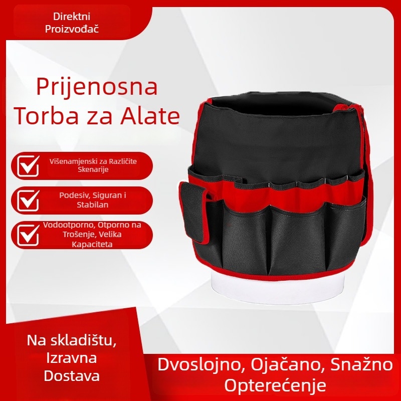 Double Dreamer torba za alate s velikim kapacitetom, Oxfordtkanina, otporna na habanje i vodootporna