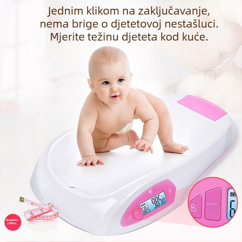 Fragrant Mountain Dječja vaga za dijete – kapacitet 25 kg, mjerenje težine