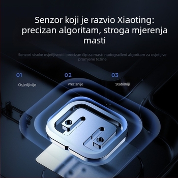 Elektronička vaga za mjerenje tjelesne masnoće, do 150 kg, za odrasle, s mogućnošću punjenja