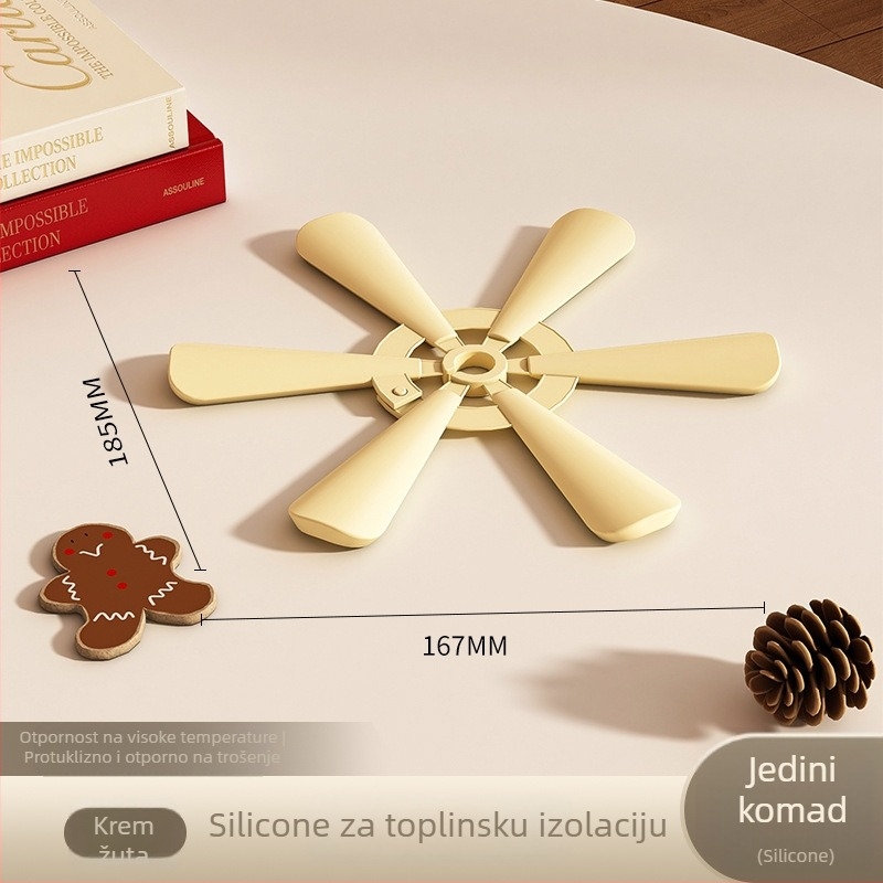 Silikonska podloga za jelo, okrugla, jednobojna, kod AL1008211245520, modern minimalistički stil
