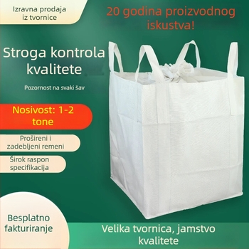 Kontejnerska vreća / ton vreća, PP materijal, nosivost 1000-1300 kg, otisak logotipa, Senpu marka