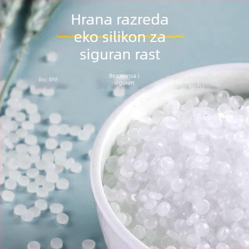 Yanlong set posuđa, silikon hrana, bočica za hranjenje beba sa stiskan dizajnom, protiv kolike, za bebe od 3 mjeseca