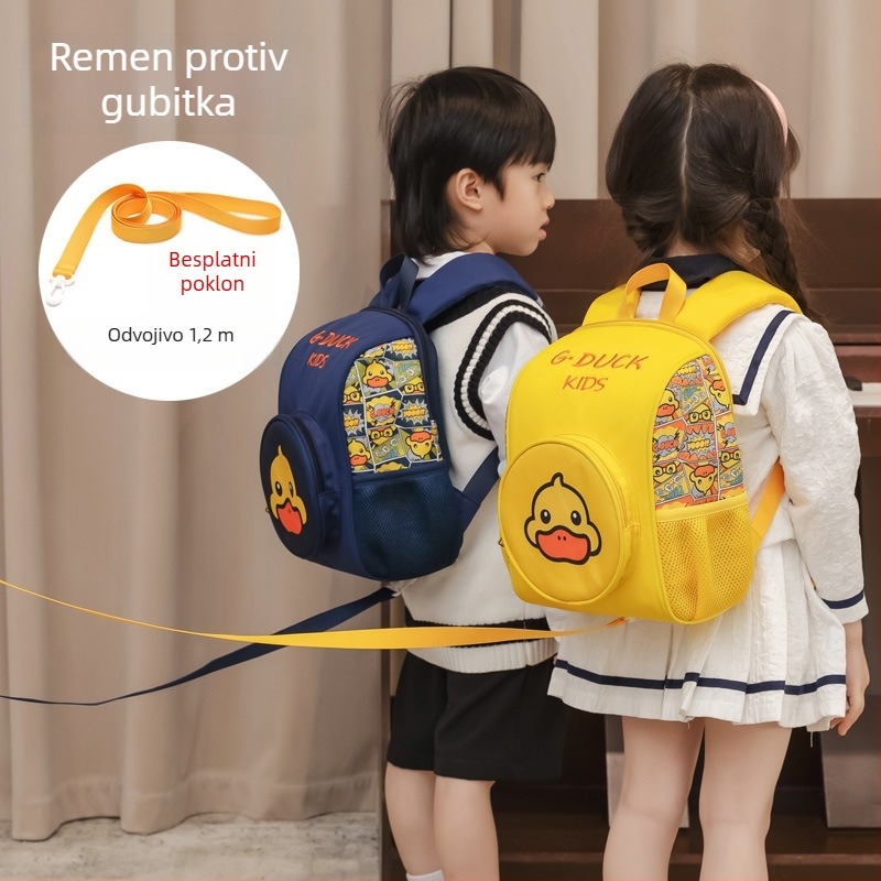 Orang dječji školski ruksak s funkcijom protiv krađe, igriv i simpatičan stil, diving materijal, print dizajn