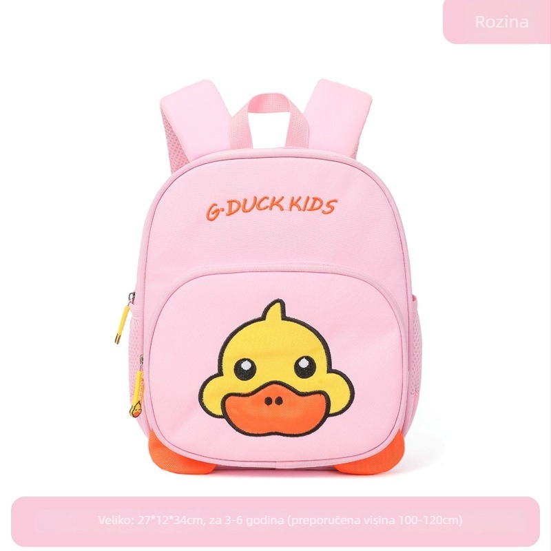 Orang dječji školski ruksak s funkcijom protiv krađe, igriv i simpatičan stil, diving materijal, print dizajn