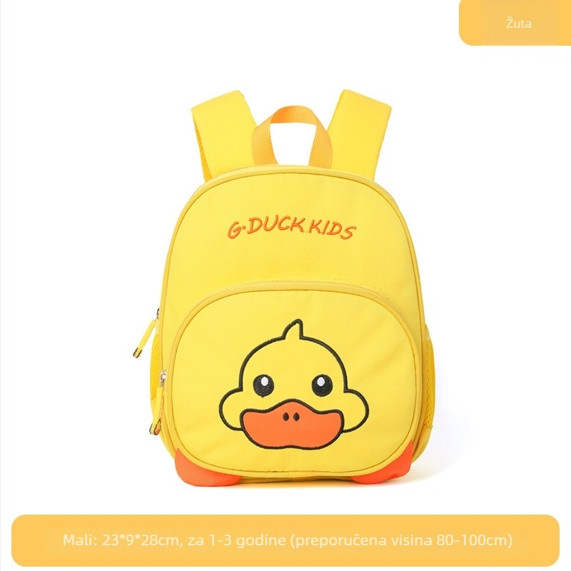 Orang dječji školski ruksak s funkcijom protiv krađe, igriv i simpatičan stil, diving materijal, print dizajn