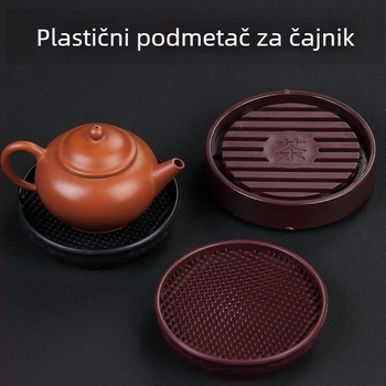 Držač za čajnik i podmetač – protuklizna, toplinska izolacijska podloga, tanjurić za čaj, novi kineski stil, plastika
