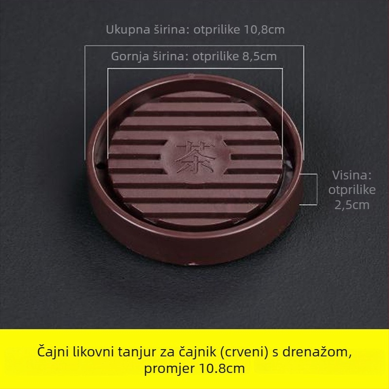 Držač za čajnik i podmetač – protuklizna, toplinska izolacijska podloga, tanjurić za čaj, novi kineski stil, plastika
