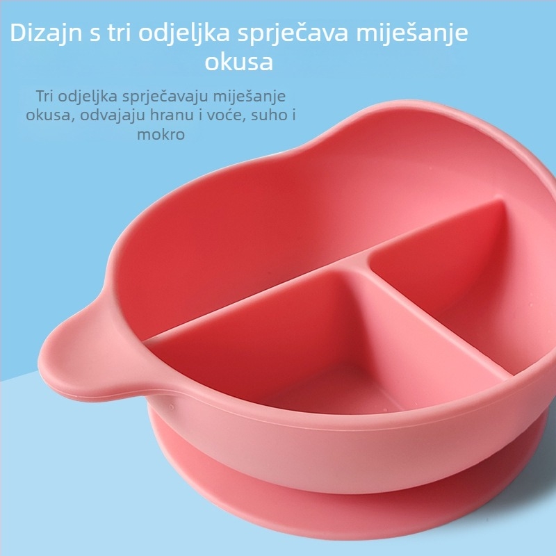 Taihexin silikonska zdjela za bebe 6+ mjeseci (Materijal: silikon; Marka: Taihexin; Težina: 405 g)