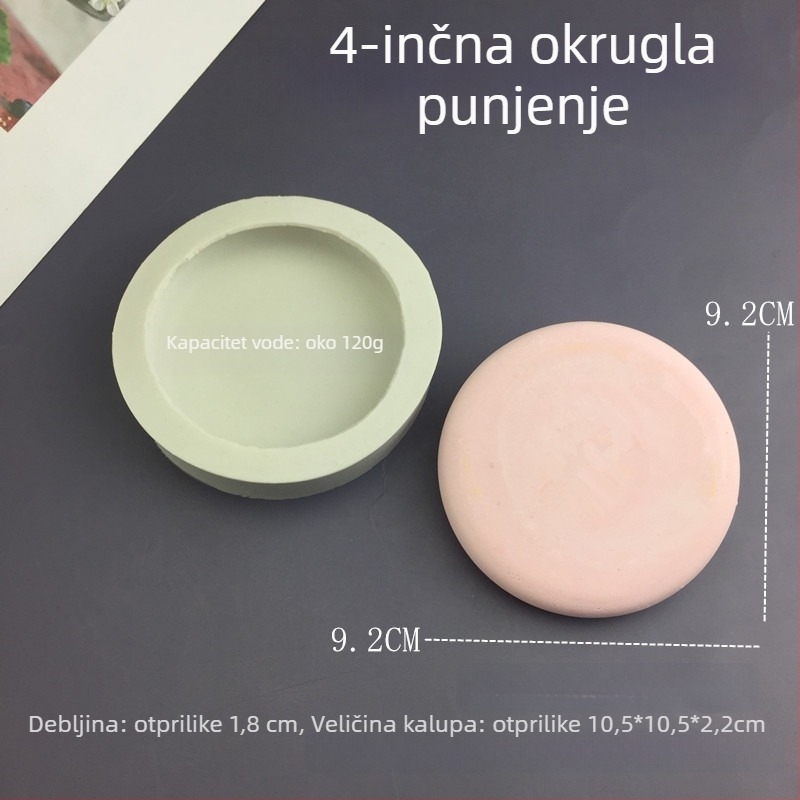Kružna silikon forma za pečenje, nepravilnog oblika, kalup za kolače, model 2024