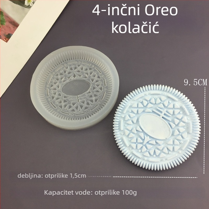 Kružna silikon forma za pečenje, nepravilnog oblika, kalup za kolače, model 2024
