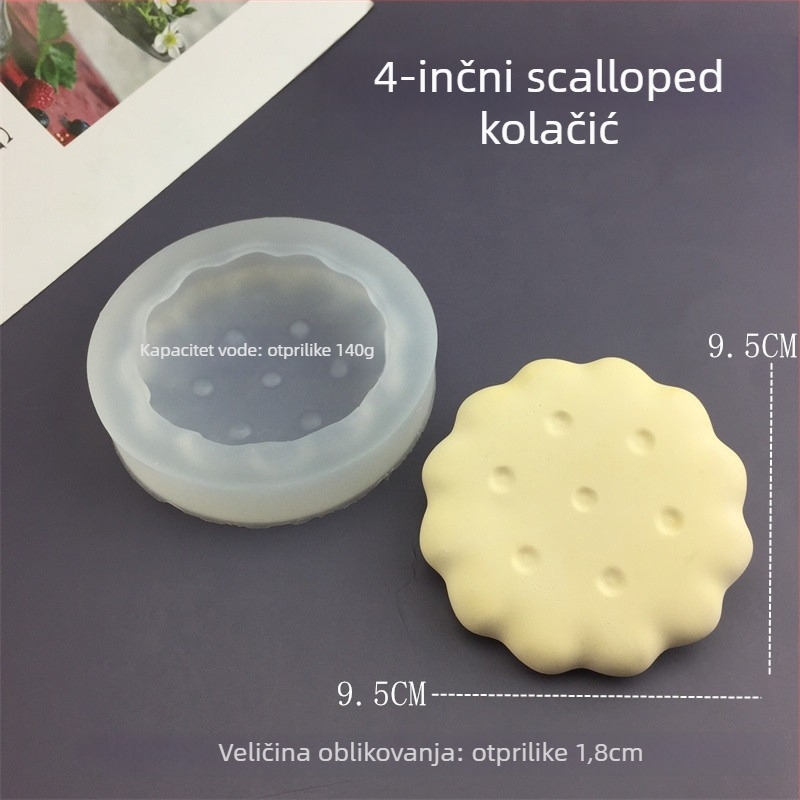 Kružna silikon forma za pečenje, nepravilnog oblika, kalup za kolače, model 2024