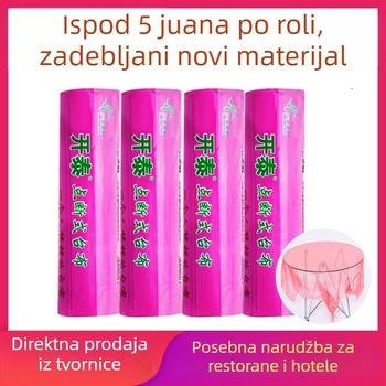Jednokratni stolnjak, u rolni, perforiran za lako kidanje, novi materijal, veličina 180×180 cm