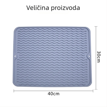 Silikonska podloga za stol od silikona, prehrambene kvalitete, toplinska izolacija, vodootporna i protuklizna, silikonska odvodna podloga