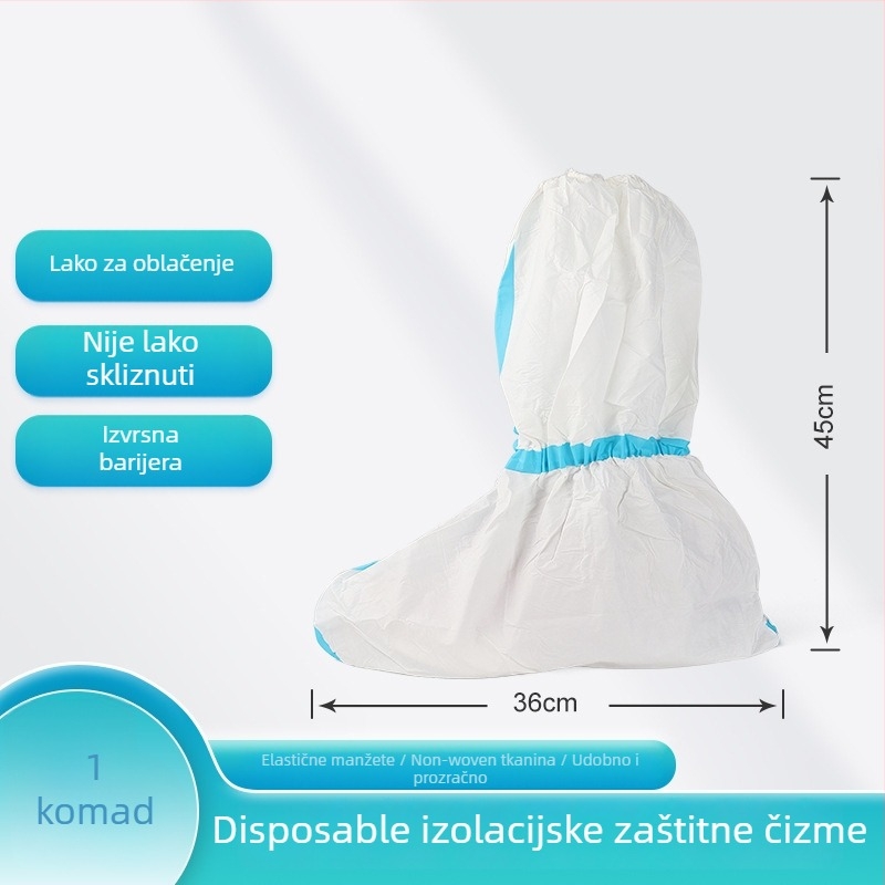 Jednokratno zaštitno odijelo s kapuljom, neizšivena tkanina, jedinstveni kombinezon, zaštita od praha